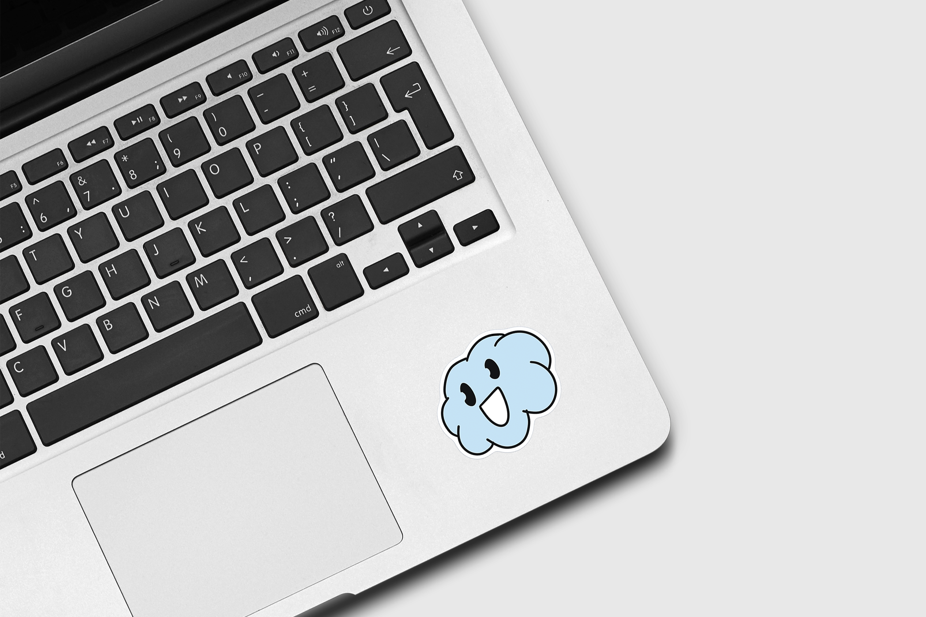 Cloud Sticker, Clouds Stickers, Stickers for laptop, Weather Proof